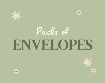 Luxury Envelopes Pack, Colour Envelopes, A5 / C5, 5x7 / US A7, C6 / A6, Party Invitation Envelopes, Wedding Invitation Envelopes