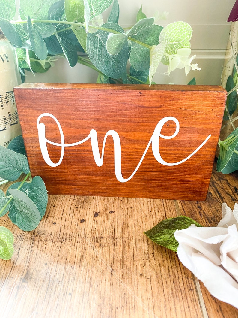 Wooden Table Numbers Rustic Wedding Table Names Dark Oak Etsy UK