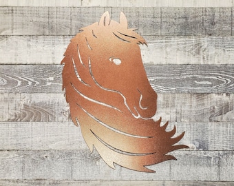 Precious Pony Metal Wall Art