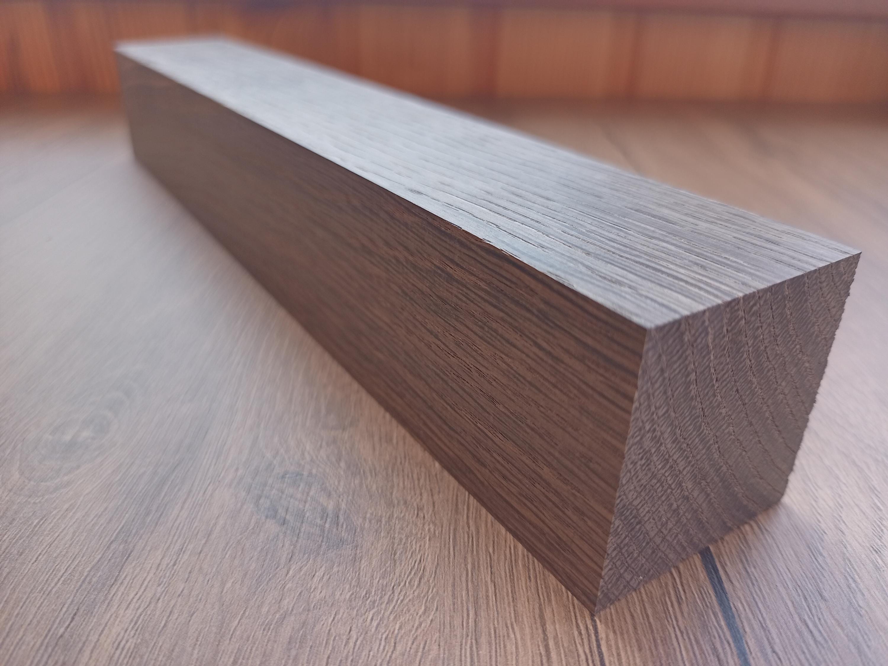 Bog oak black blanks for pipes size 39mm x 40mm x 242mm from 2840 years