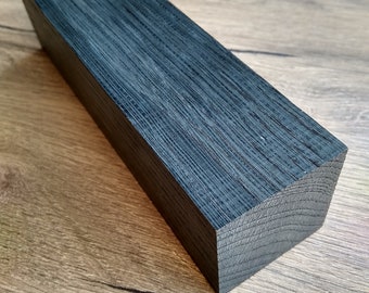 Bog oak (morta, wood) blanks for knife handles of size 40*40*153 mm