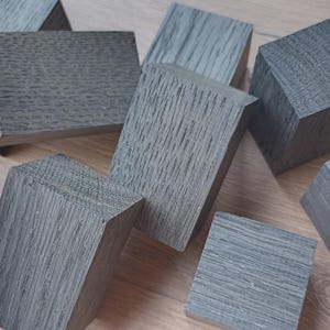 8 pieces of bog oak aged 2840 years