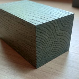 Black bog oak (morta, wood) blanks for pipes 50*50*75 from 2840 years
