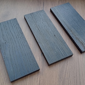 3 pcs lot bog Oak (morta, wood) blanks. Discounted lot.