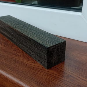 Bog oak black blanks for pipes size 40mm x 40mm x 222mm  from 2840 years