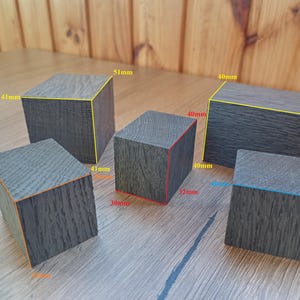 5 pieces of bog oak aged 2840 years