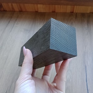Black bog oak (morta, wood) blanks size 51*51*160  from 3720 years