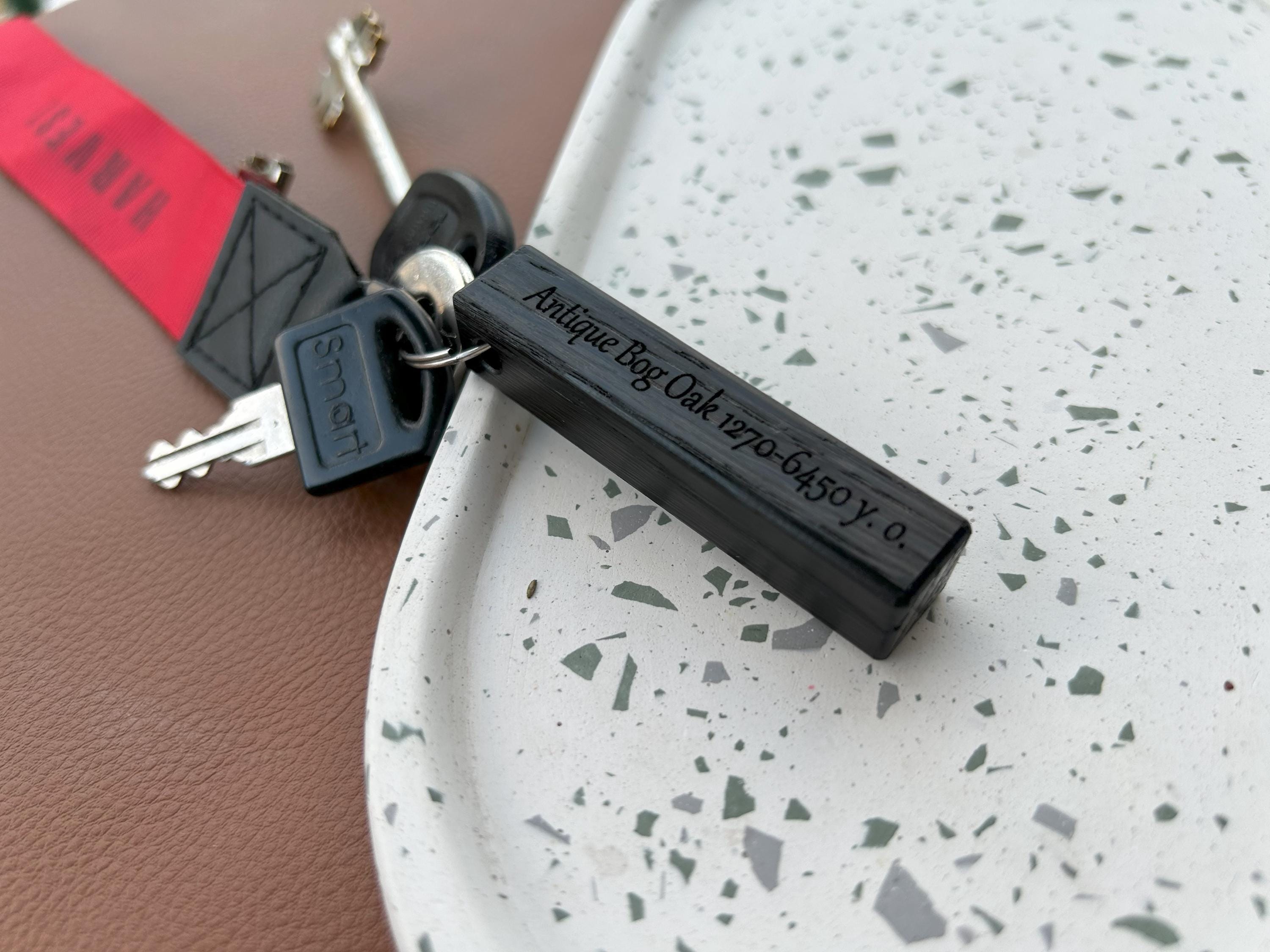 Bog Key Rings Bog Oak Keyring | Antique (morta) Wooden Material | Gift Ideas ...