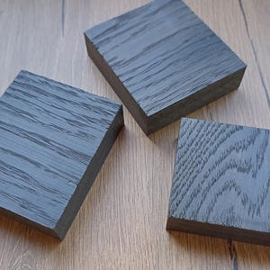 3 pieces of bog oak aged 2840 years