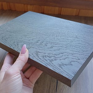 Bog oak (morta, wood) plank, blank, piece, board 21mm*180mm*280mm from 2840 years.