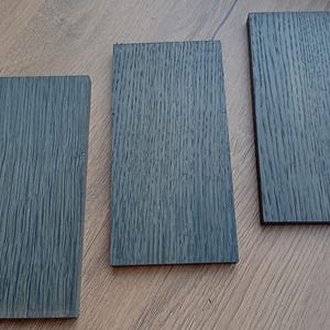3 pcs lot bog Oak (morta, wood) blanks for knife handles