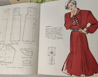 Vintage Sowjetischen Mode Magazin Mode 70 Jahre Nahen Etsy