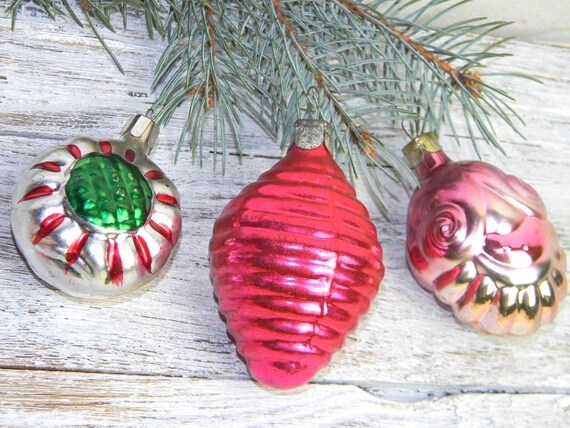 1950s Christmas Decorations Antique Christmas Ornaments Etsy