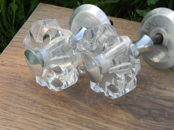 Glass Handles Door Iron Handles Barn Door Transparent Handles Etsy