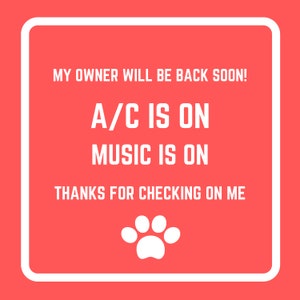 Pet on board decal / Dog on board / Sticker / temperature controlled / Car Window Decal/ Sticker/dogs