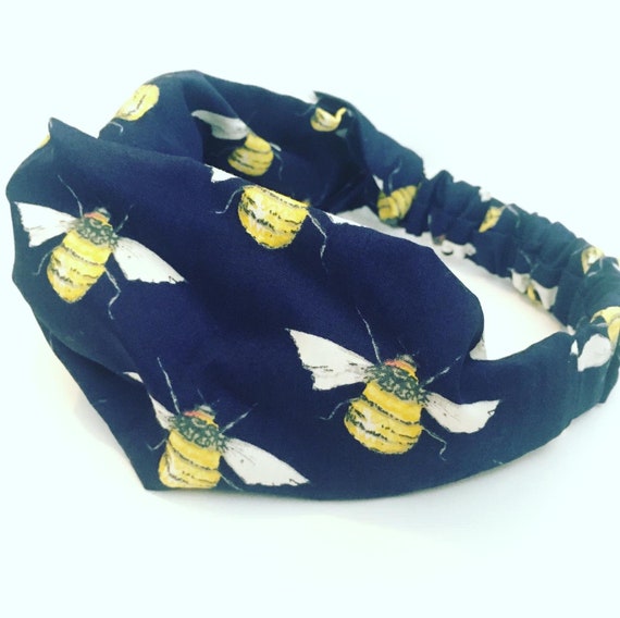 Beautiful Headband with bee detail Bee your own kind of beautiful. ❤️ #beehivedesignbg  main image 2