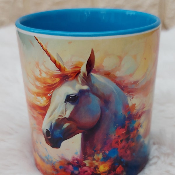 Tasse Einhorn Einhorntasse Kaffeetasse Keramiktasse Geburtstag Geschenk für Sie