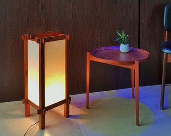 large Scandinavian table lamp, Mid Century floor lamp