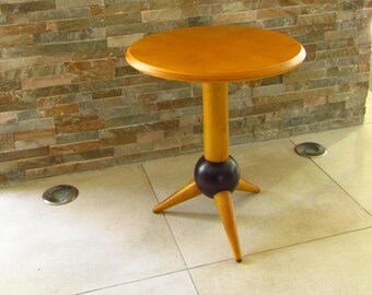 Sputnik Side Table, Mid Century Round Table