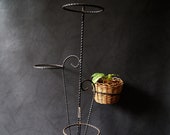 Flower stands wrought iron, large Blumenetagere, plant stands, floor metal, plant holder