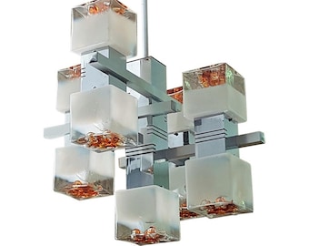 Murano chandelier by Mazzega, Italy 1968