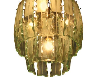 Italian chandelier in Fontana Arte style