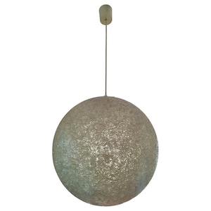 Mid Century resin pendant lamp in spherical shape, Italy 1960s