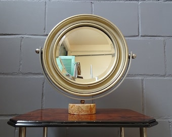 Table mirror in the style of Sergio Mazza