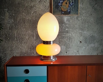 Murano glass table lamp by Carlo Nason for Mazzega, Italy, 1968