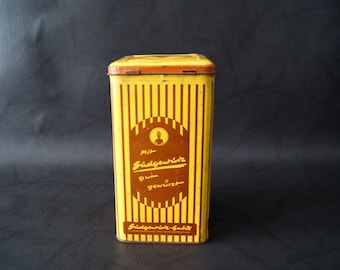 antique tin can from Südgewürz