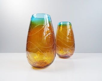 mundgeblasenes Vasen Paar Modell Georges Sand