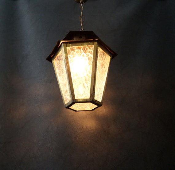 hallway lamp Hanging lamp mid century metal pendant light lantern lamp
