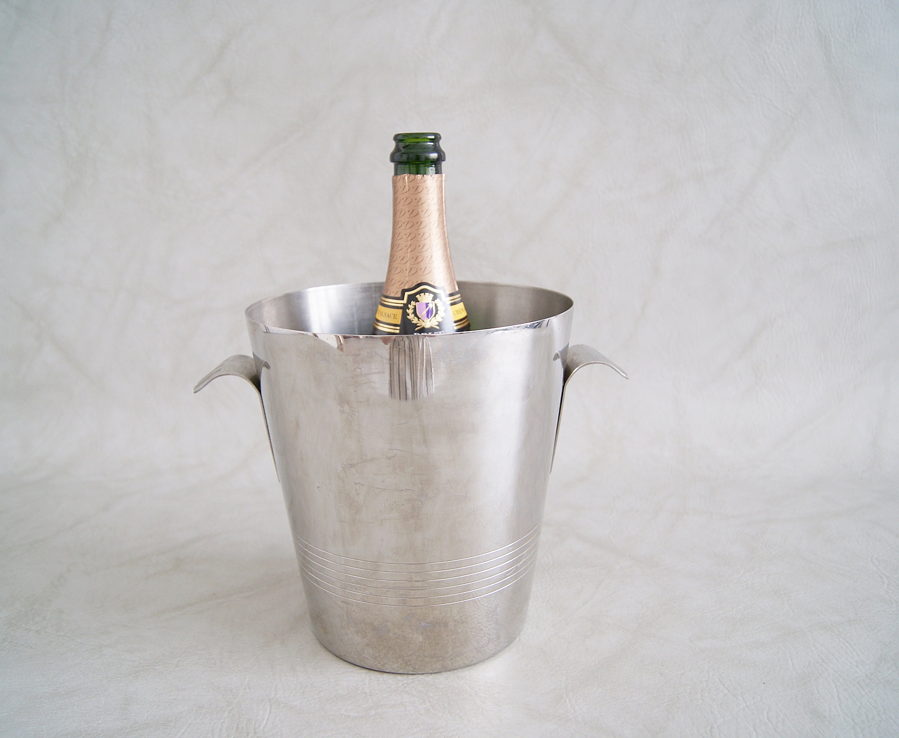 Stainless steel champanger cooler, bottle cooler, sparkling wine cooler