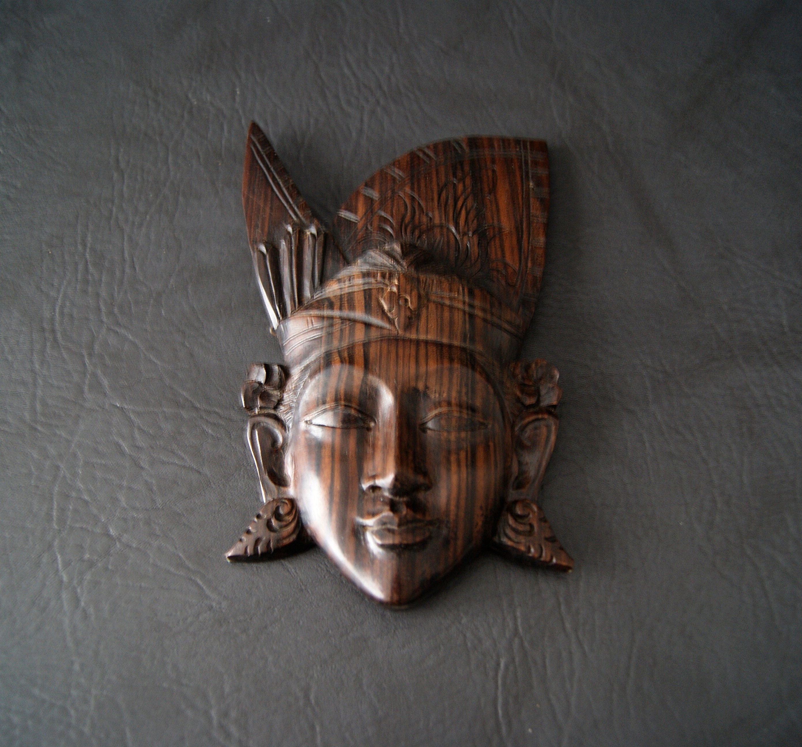 Wall Masks Ebony, Makassar, wooden masks, mask wood, mural, tapestry