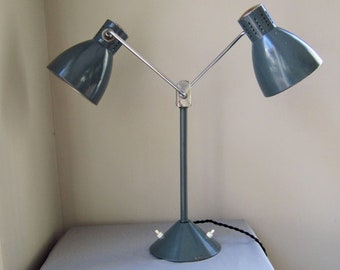 Art Deco table lamp by Juno, desk lamp 40s