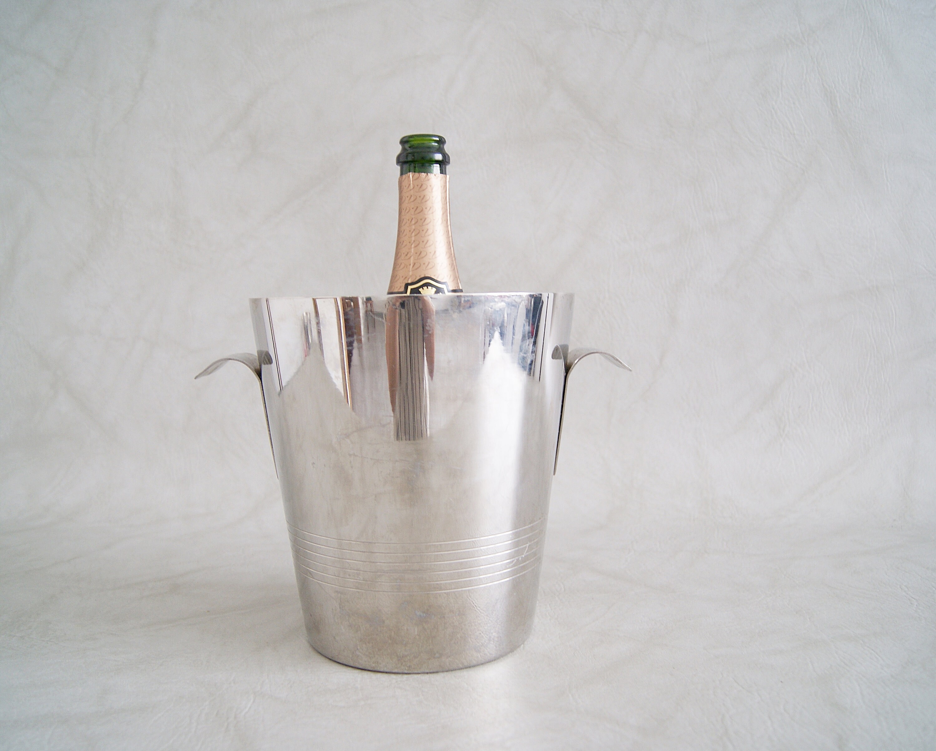 Stainless steel champanger cooler, bottle cooler, sparkling wine cooler