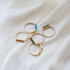 Stapelringar, Guldstapelringar, Stenstapelringar, Roséguldstapelring, Moderna stapelringar, Minimalistiska stapelringar