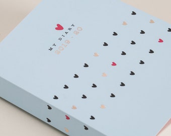 Blue Color Matilda Myres Geometric A5 Page a Day Academic Diary 2019-2020 Blue Color Matilda Myres Geometric A5 Page a Day Academic Diary 2019-2020