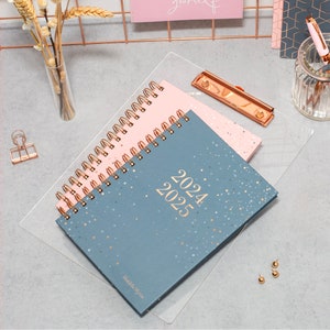 Matilda Myres 2024-2025 Rose Gold Wiro A5 Weekly Diary - *July '24 to July '25*