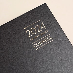 Personalised 2024 Diaries - CORNELL 2024 Diaries - A4/A5 - Daily and Weekly Diaries with Appointments - Add Name to Cover