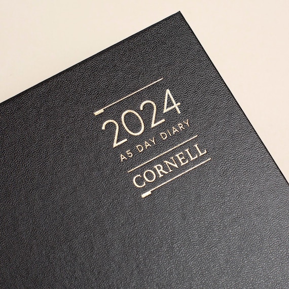 Personalised 2024 Diaries CORNELL 2024 Diaries A4/A5 Daily and Weekly  Diaries With Appointments Add Name to Cover 