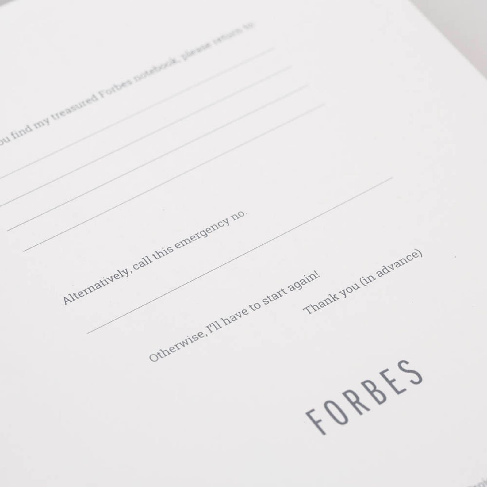 Dotted Notebook From FORBES With Personalisation Names or Etsy