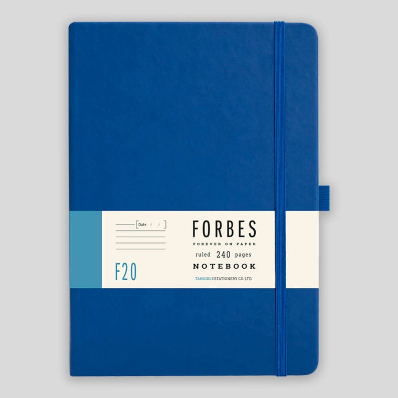 Personalised Journals & Notebooks FORBES A5 Lined Notebooks Etsy