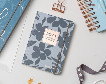 Matilda Myres 2024-2025 Academic *A6* Diary - Rose Gold A6 Day a Page Planner - July '24 to July '25