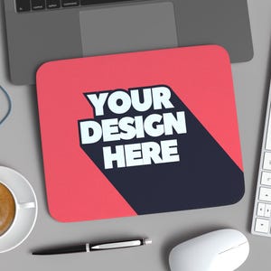 Desk Mousepad Mockup | Editable PSD | Realistic Mockup for Branding & Product Showcase