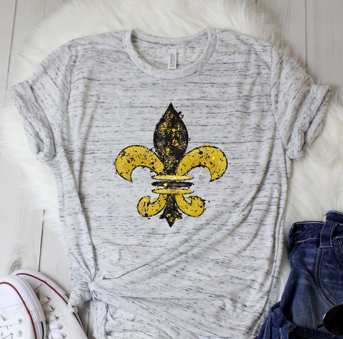 Fleur de Lis Men's Festival Shirt main image 1