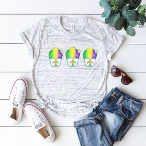 Mardi Gras Shirt / Women&#39;s Mardi Gras Shirt / Mardi Gras Snowball Shirt / NOLA Shirt / New Orleans Shirt / Parade
