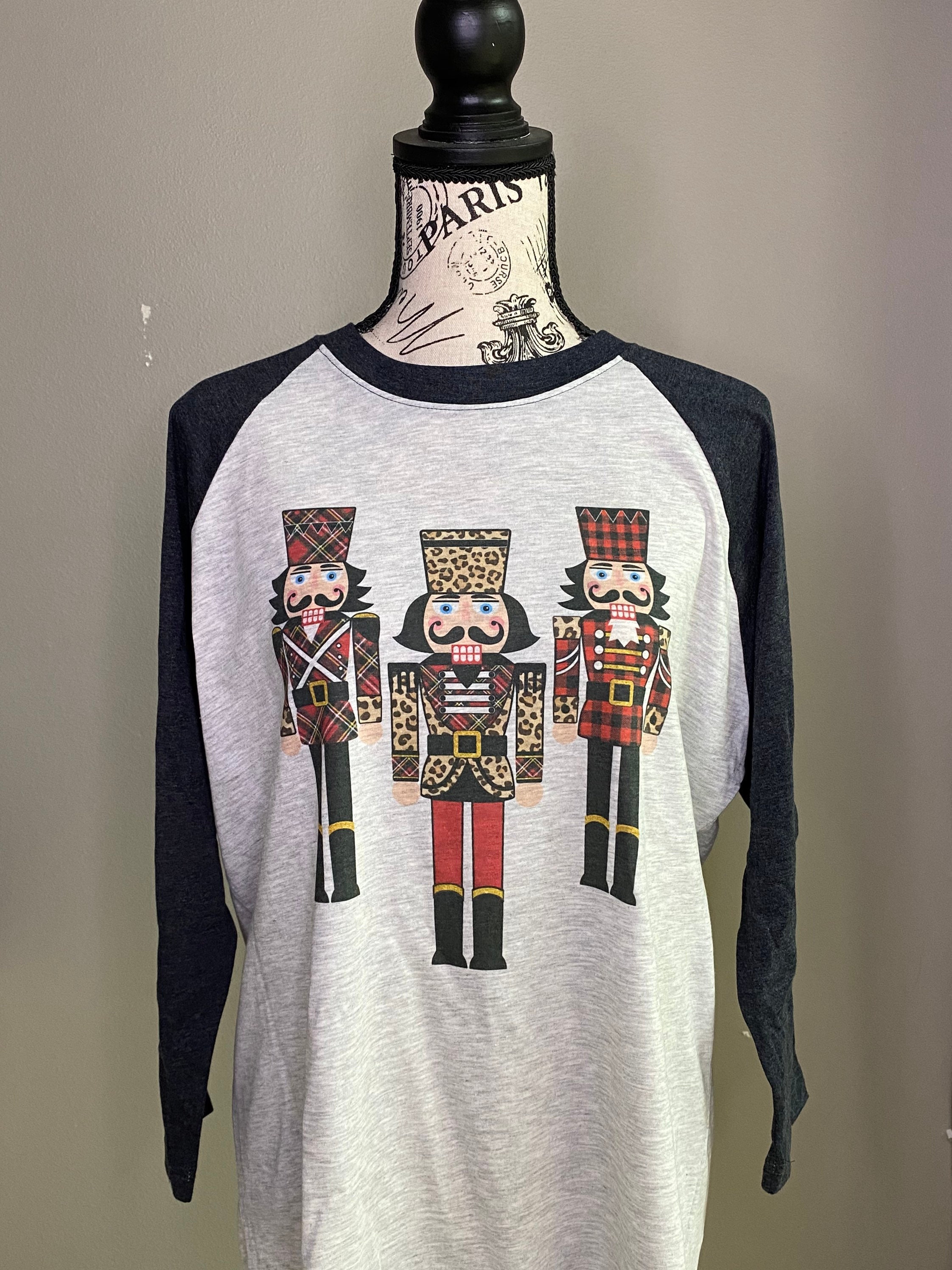 Nutcracker Christmas Shirt / Leopard Nutcracker Shirt / Womens | Etsy