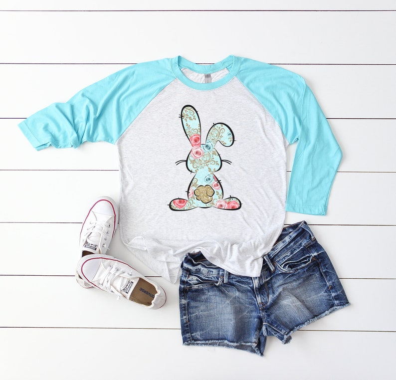 Bunny Easter Shirt / Womens Easter Shirt / Easter Shirt Women Etsy