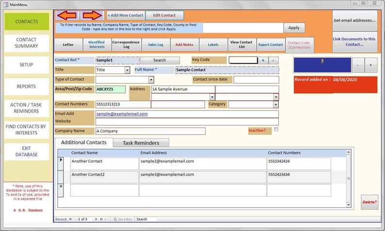 simple database for mac free